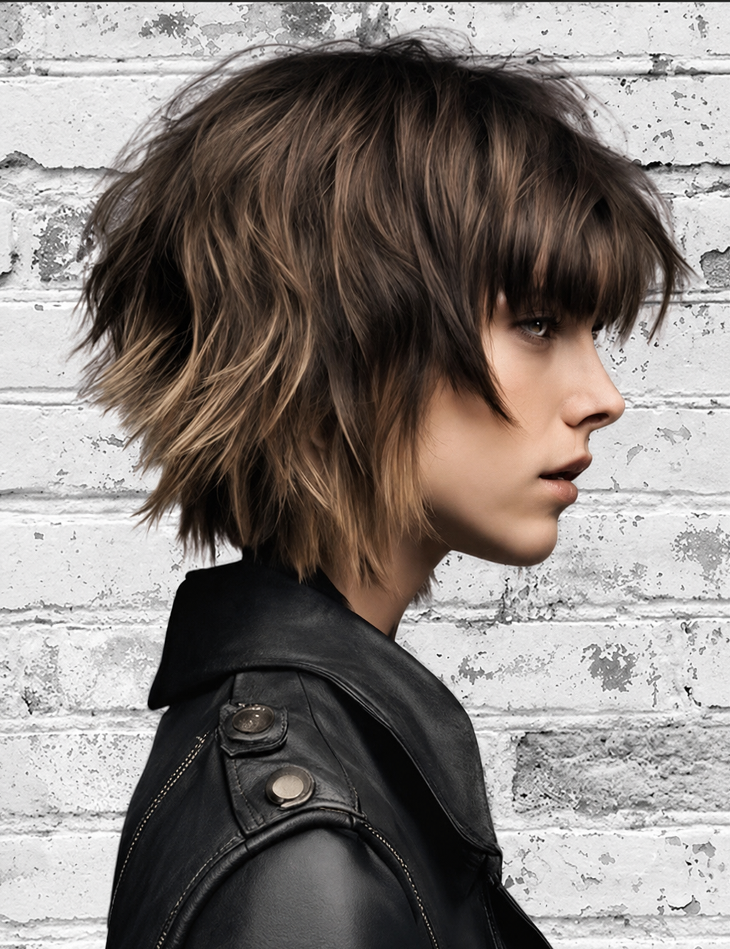 Short Choppy Textured Bob